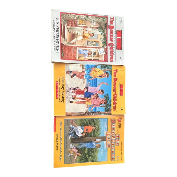 Scholastic Other - Vintage Boxcar Children & Baby-Sitters Club Paperback Book Lot of 3 Scholastic